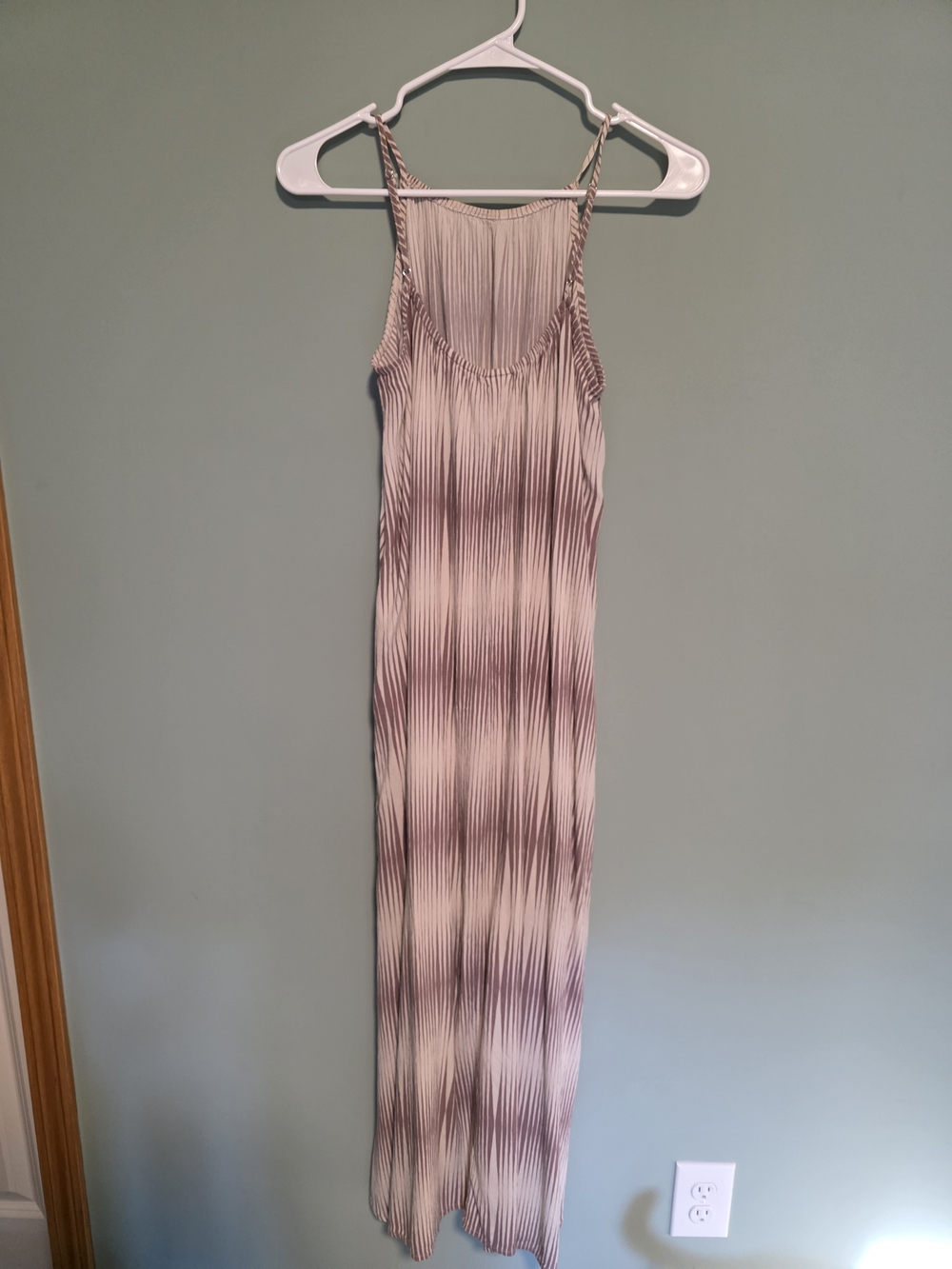 a new day Pink Ombre Pleated Maxi Dress